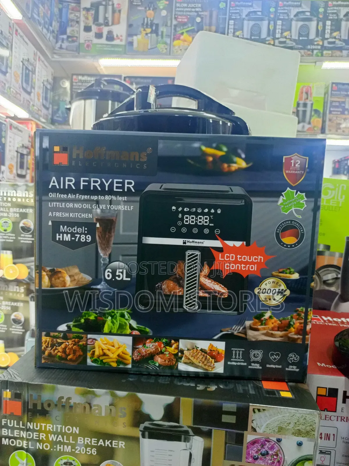 Hoffmans Electronics Air Fryer, Model Hm-789.