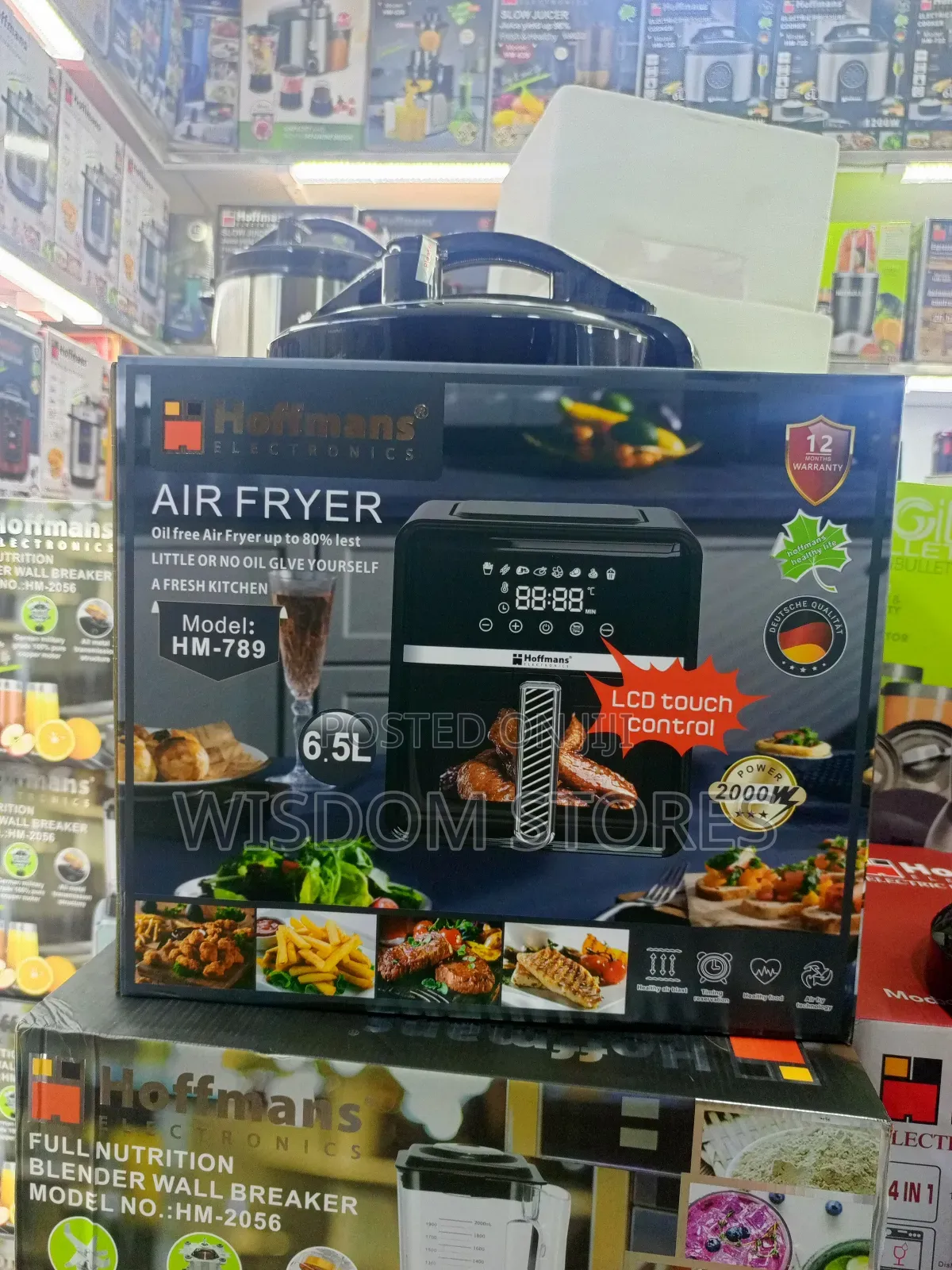 Hoffmans Electronics Air Fryer, Model Hm-789.
