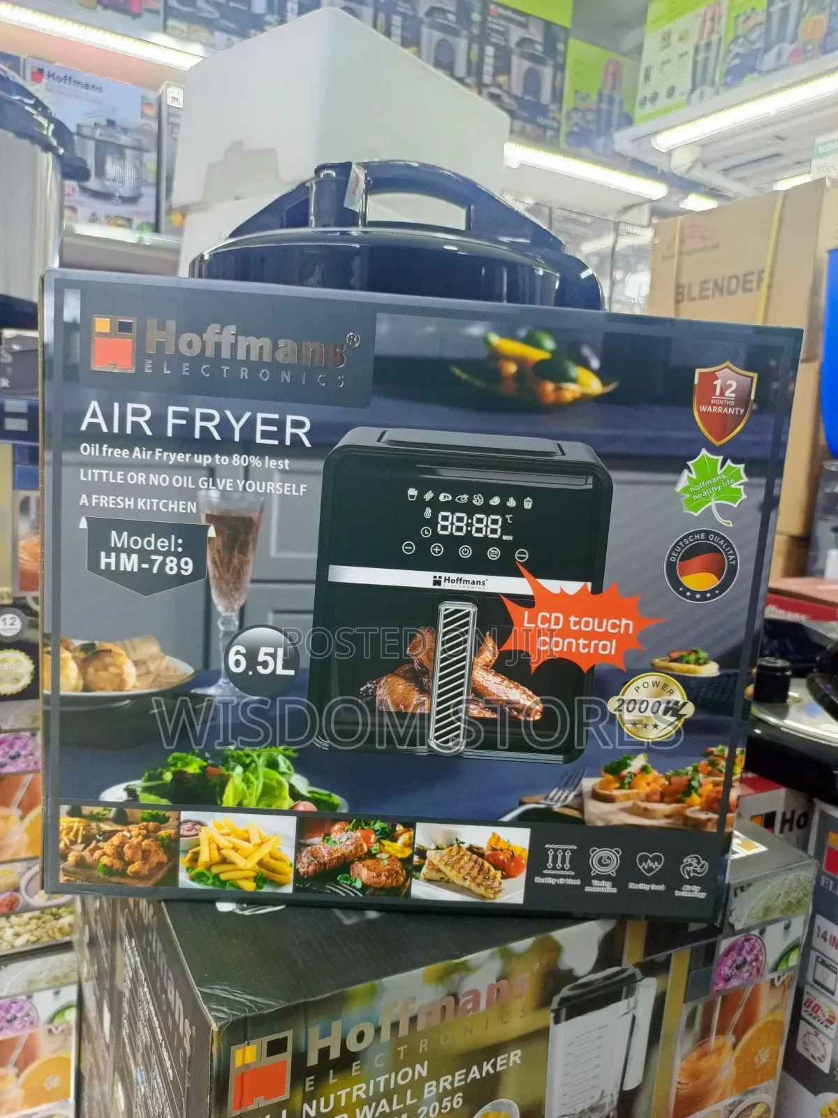 Hoffmans Electronics Air Fryer, Model Hm-789.