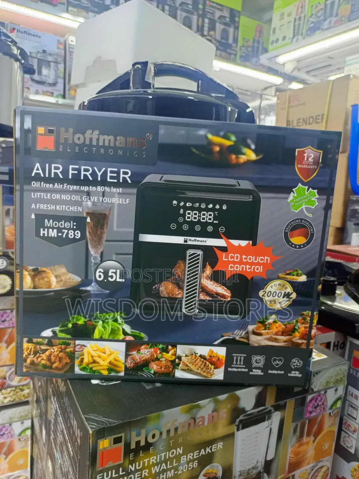Hoffmans Electronics Air Fryer, Model Hm-789.