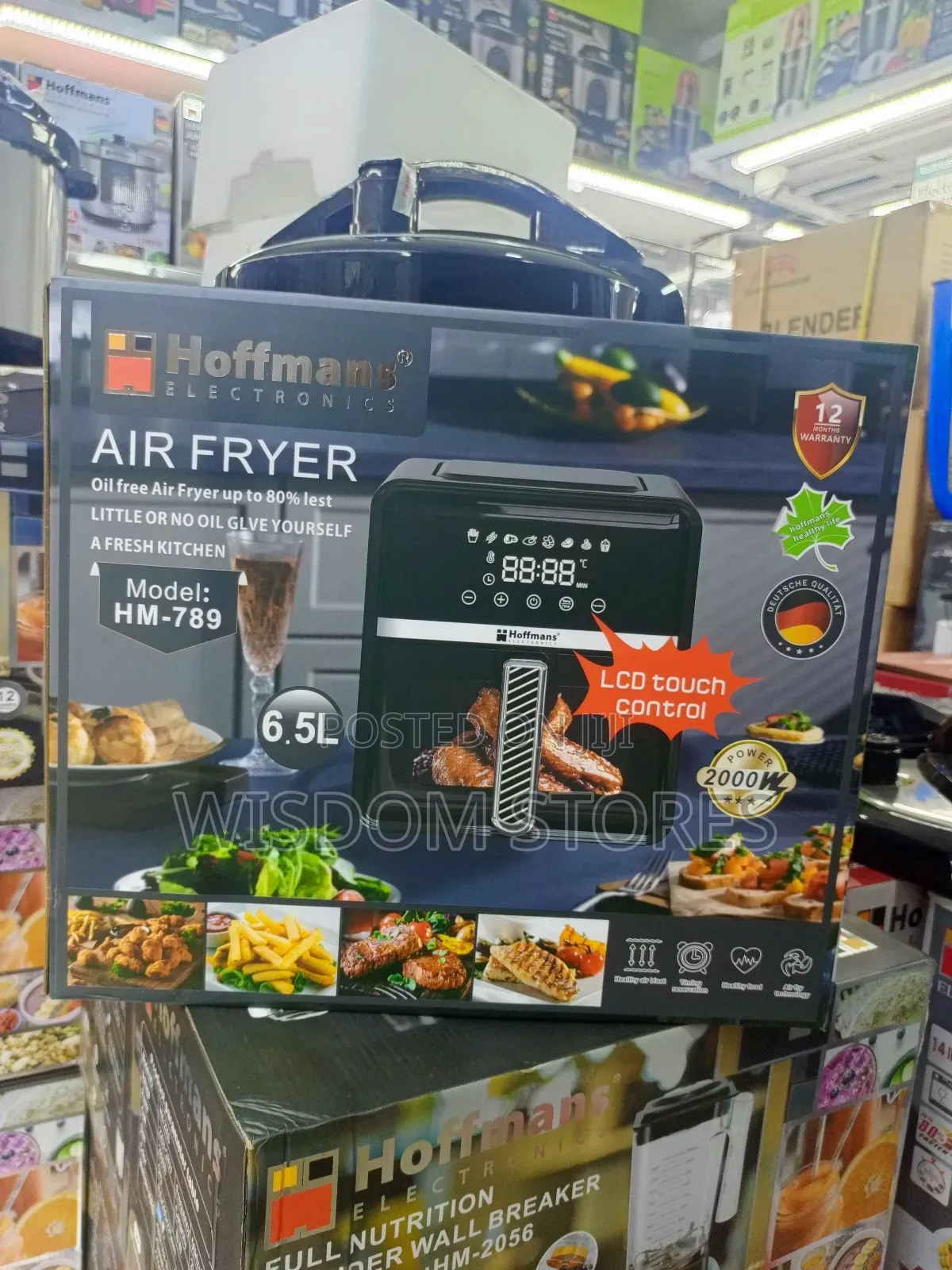 Hoffmans Electronics Air Fryer, Model Hm-789.