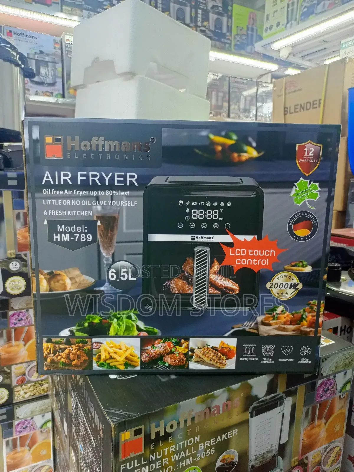Hoffmans Electronics Air Fryer, Model Hm-789.