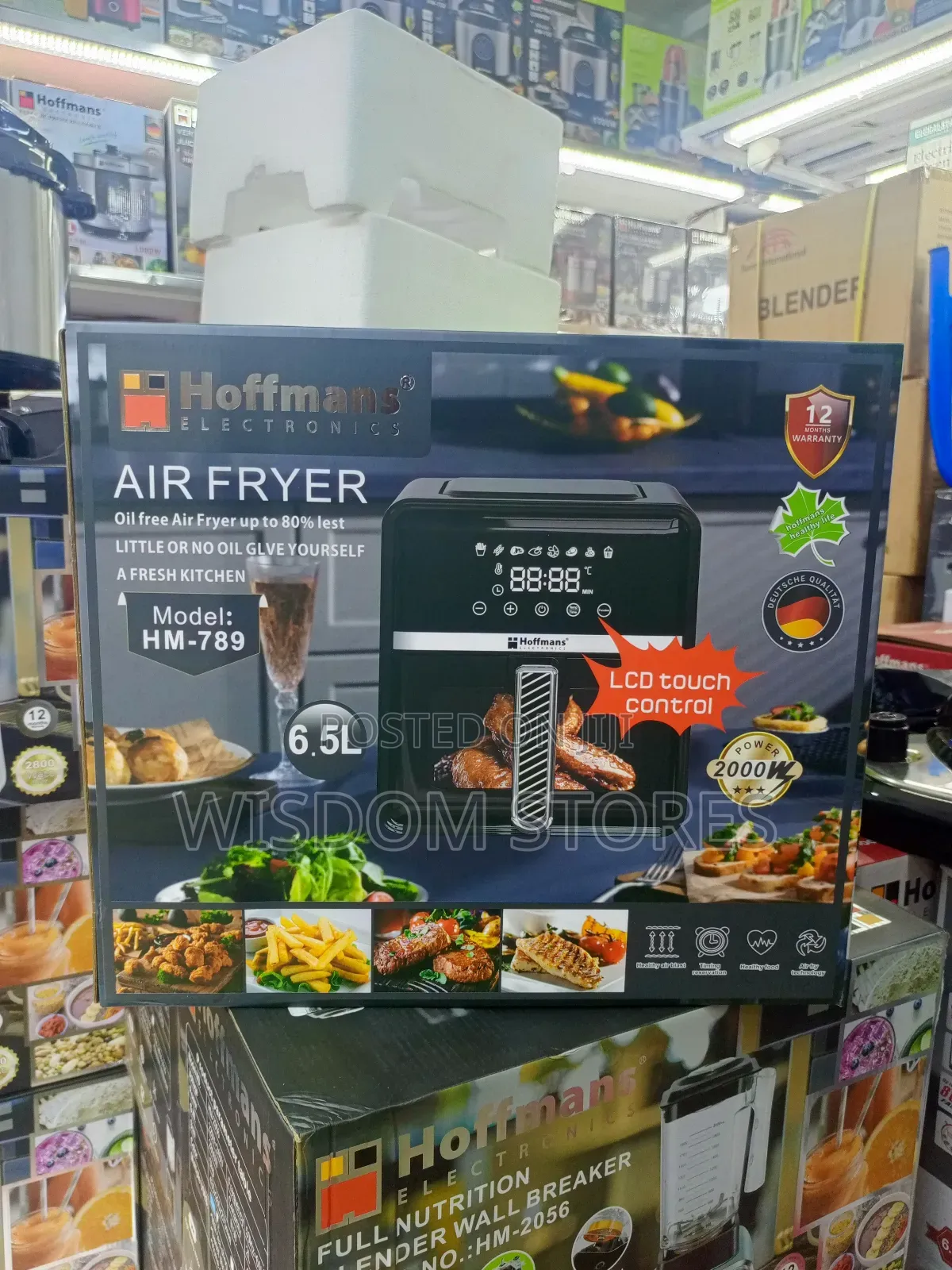 Hoffmans Electronics Air Fryer, Model Hm-789.