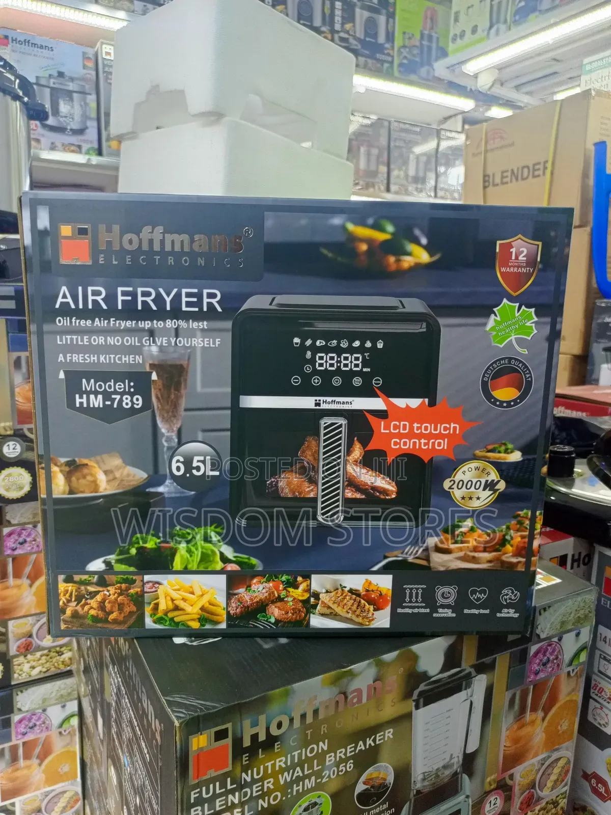 Hoffmans Electronics Air Fryer, Model Hm-789.