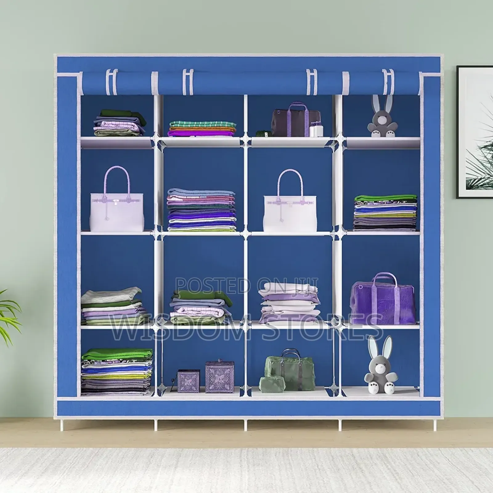 Collapsible Wardrobe 16 Shelves