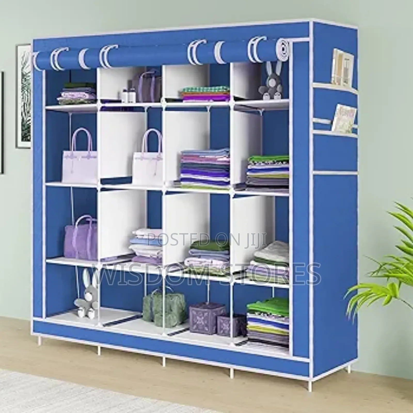 Collapsible Wardrobe 16 Shelves