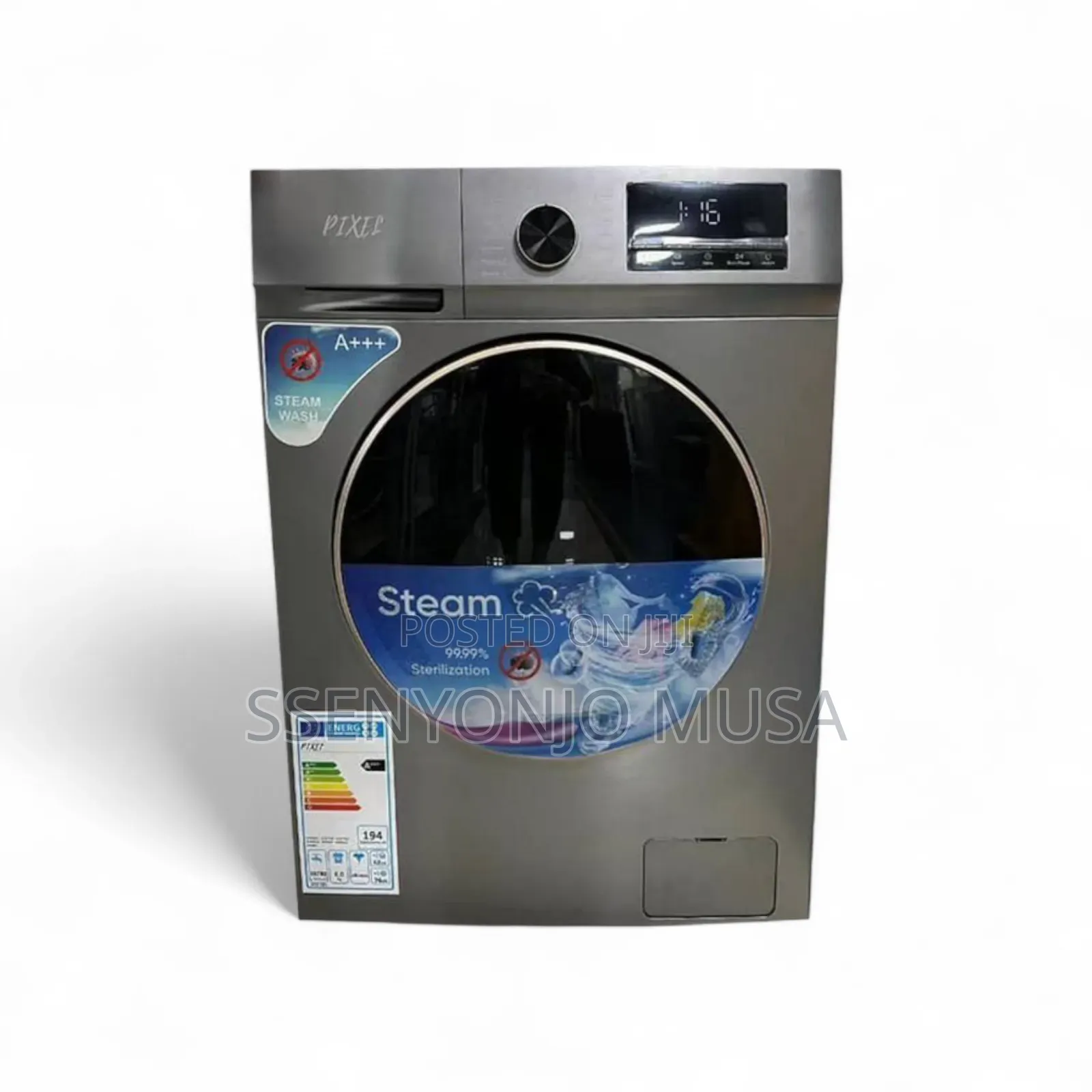 Pixel 8kg A+ Energy Efficient Front Load Washing Machine