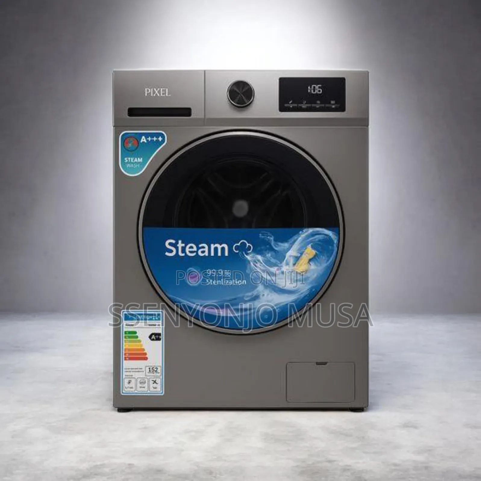 Pixel 8kg A+ Energy Efficient Front Load Washing Machine