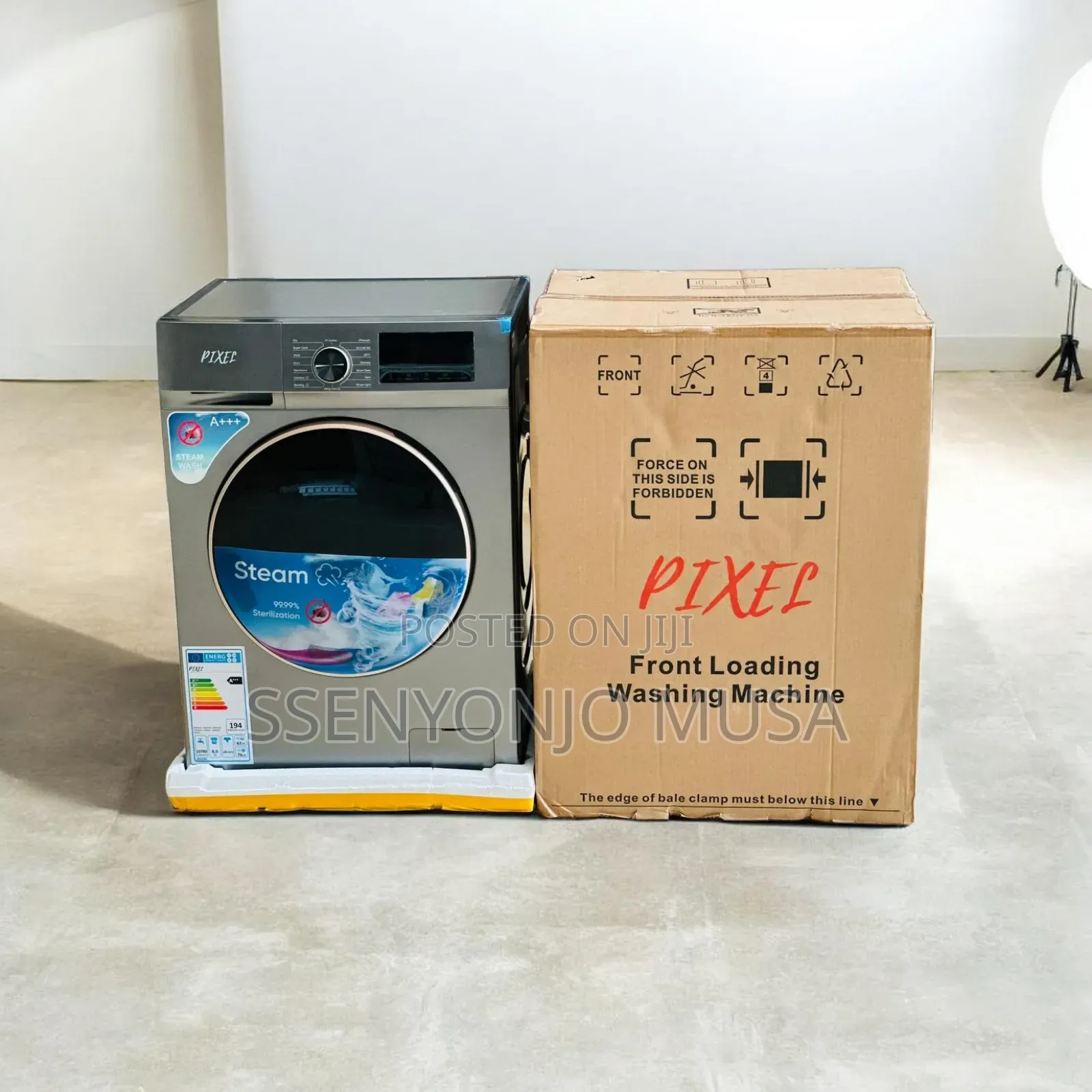 Pixel 8kg A+ Energy Efficient Front Load Washing Machine