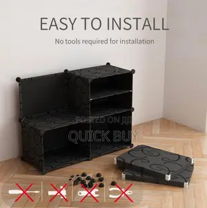 4 Tier Shoe Rack Organizer Storage Stackable