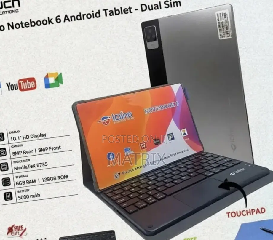 New Idino Notebook 6 256 GB Black