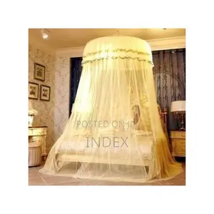 Round Top Hanging Mosquito Net - Cream