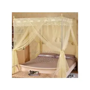 Flat Mosquito Net Without Metal Stands - Cream