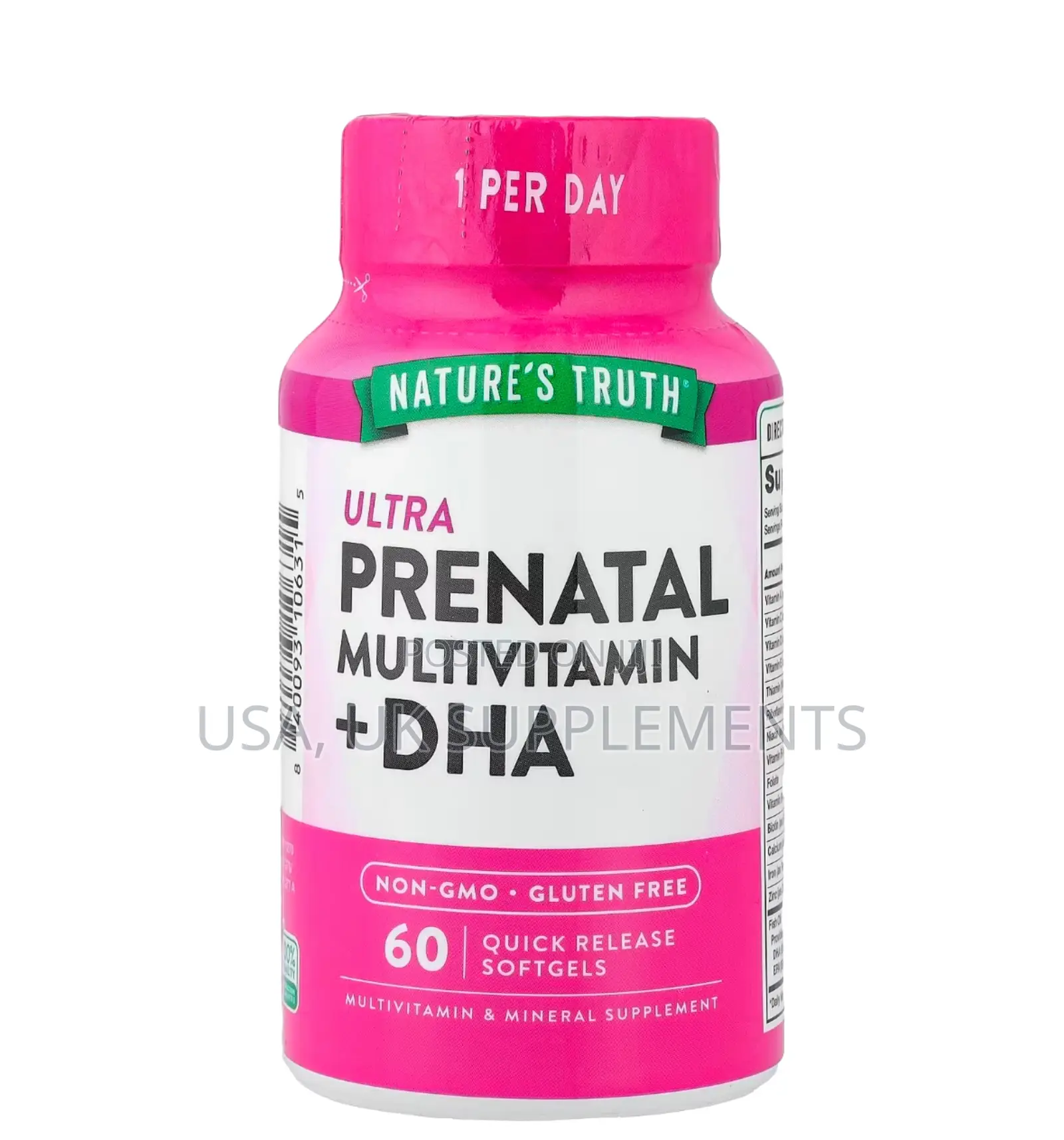 Nature’S Truth Prenatal Multivitamins Plus Dha 60capsules