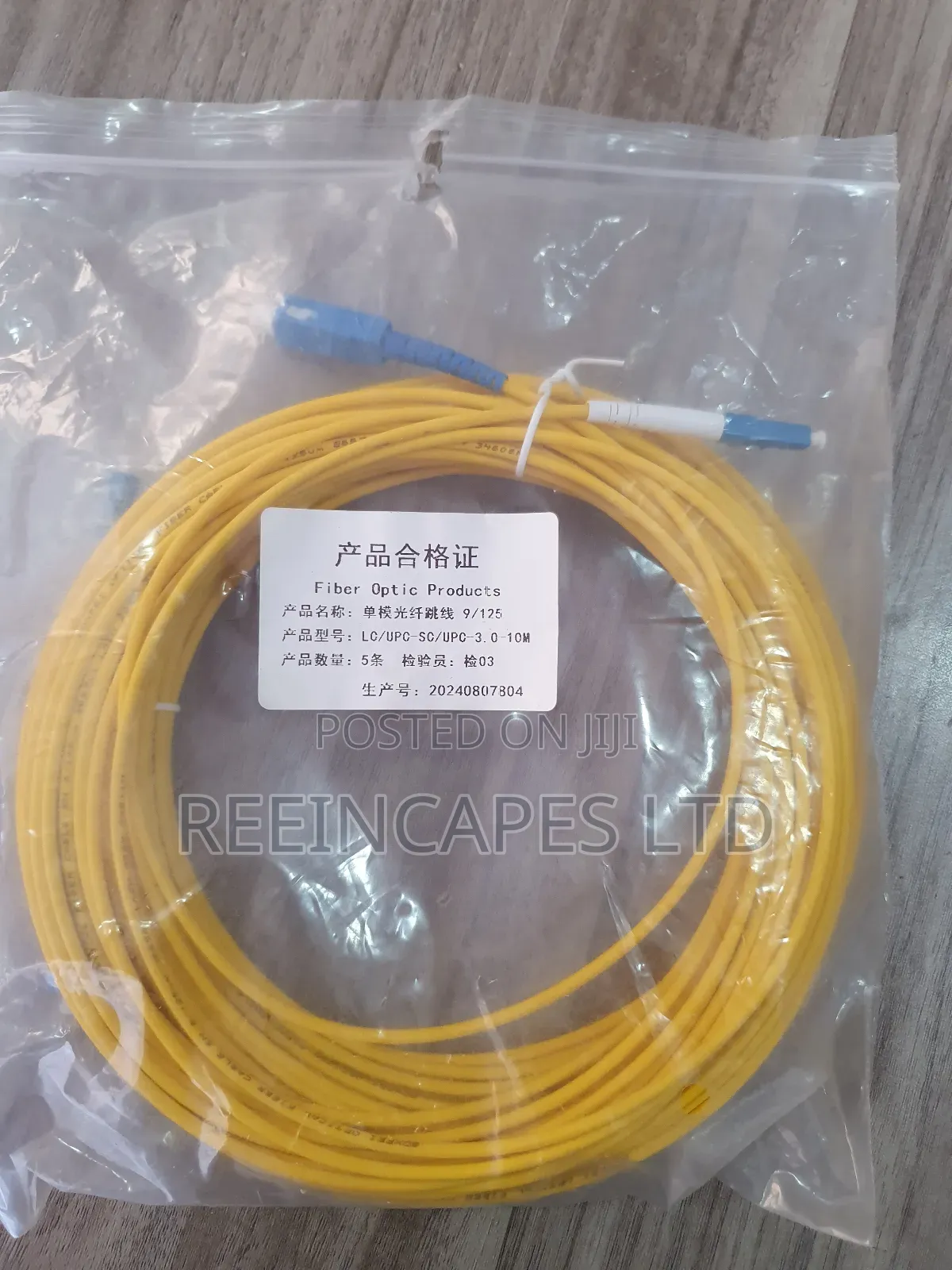 Fiber Patchcord Lc_sc 10m Sm Simplex
