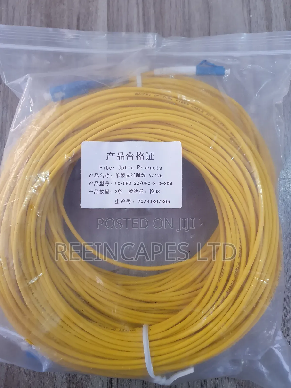 Fiber Patchcord Lc-sc 30m Sm Simplex
