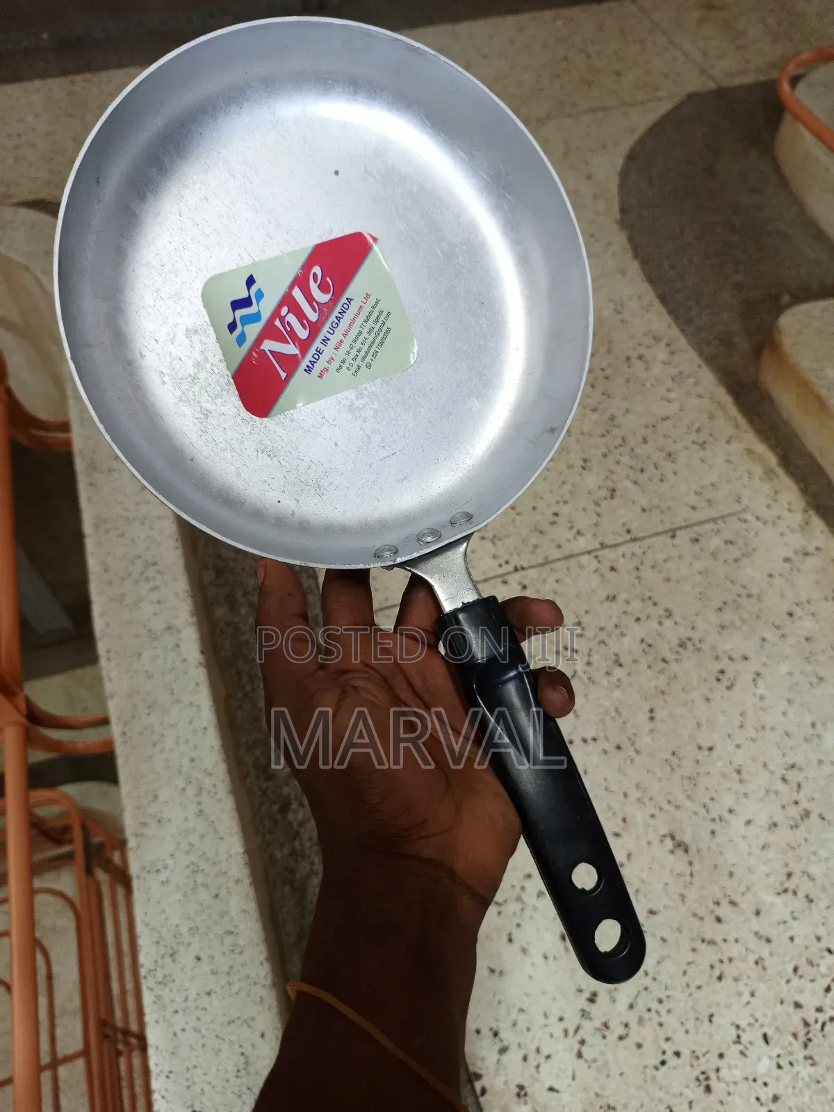 Aluminum Frying Pan - Silver
