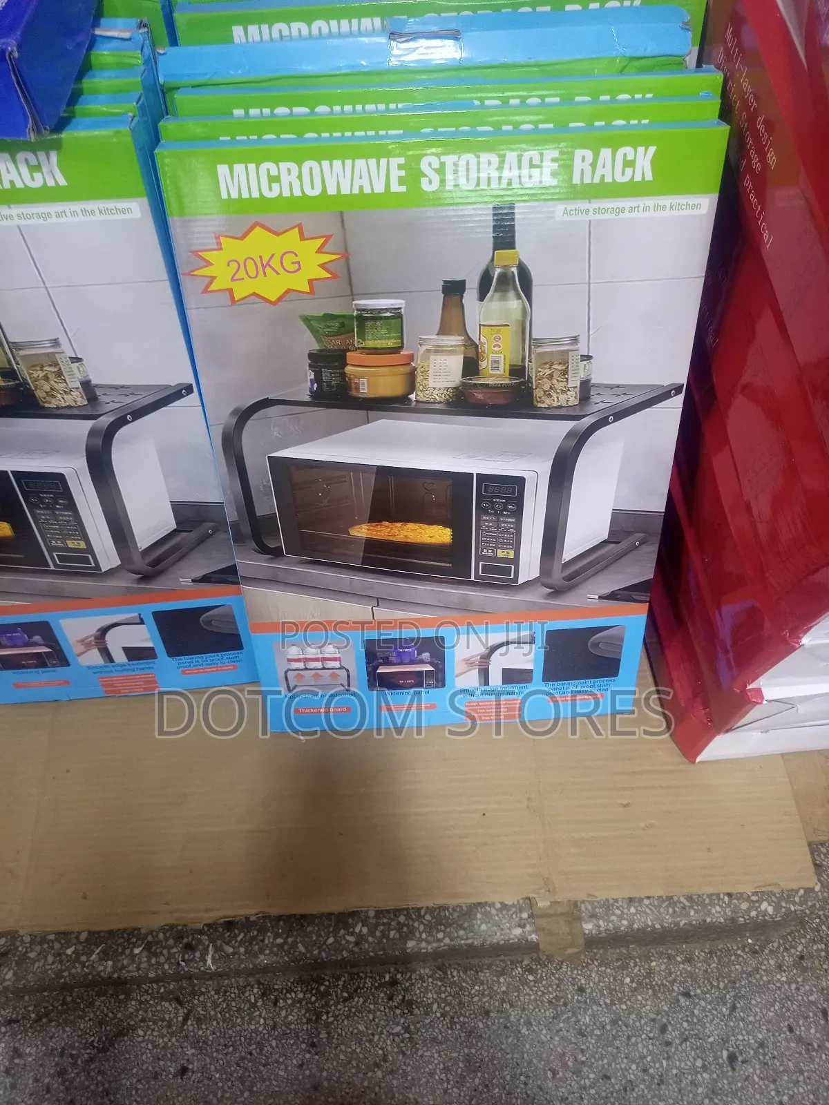 Kitchen Microwave Storage Rack
