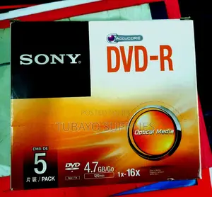 Sony Dvd-r And Cd-r
