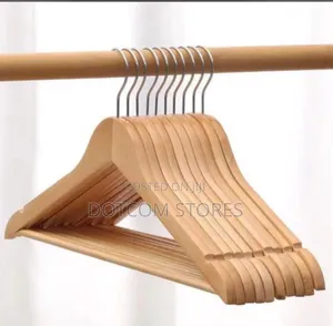 Natural Wood Clothes Hangers