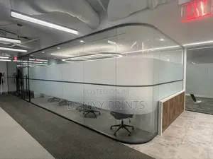 Frosted Glass Sticker for Office Privacy | Branding Kampala