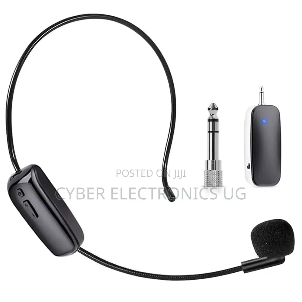 Wireless Headset Mic Microphone System Ideal for Speakers Amplifier