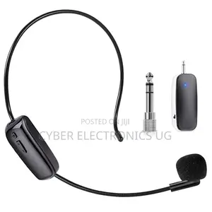 Wireless Headset Mic Microphone System Ideal for Speakers Amplifier