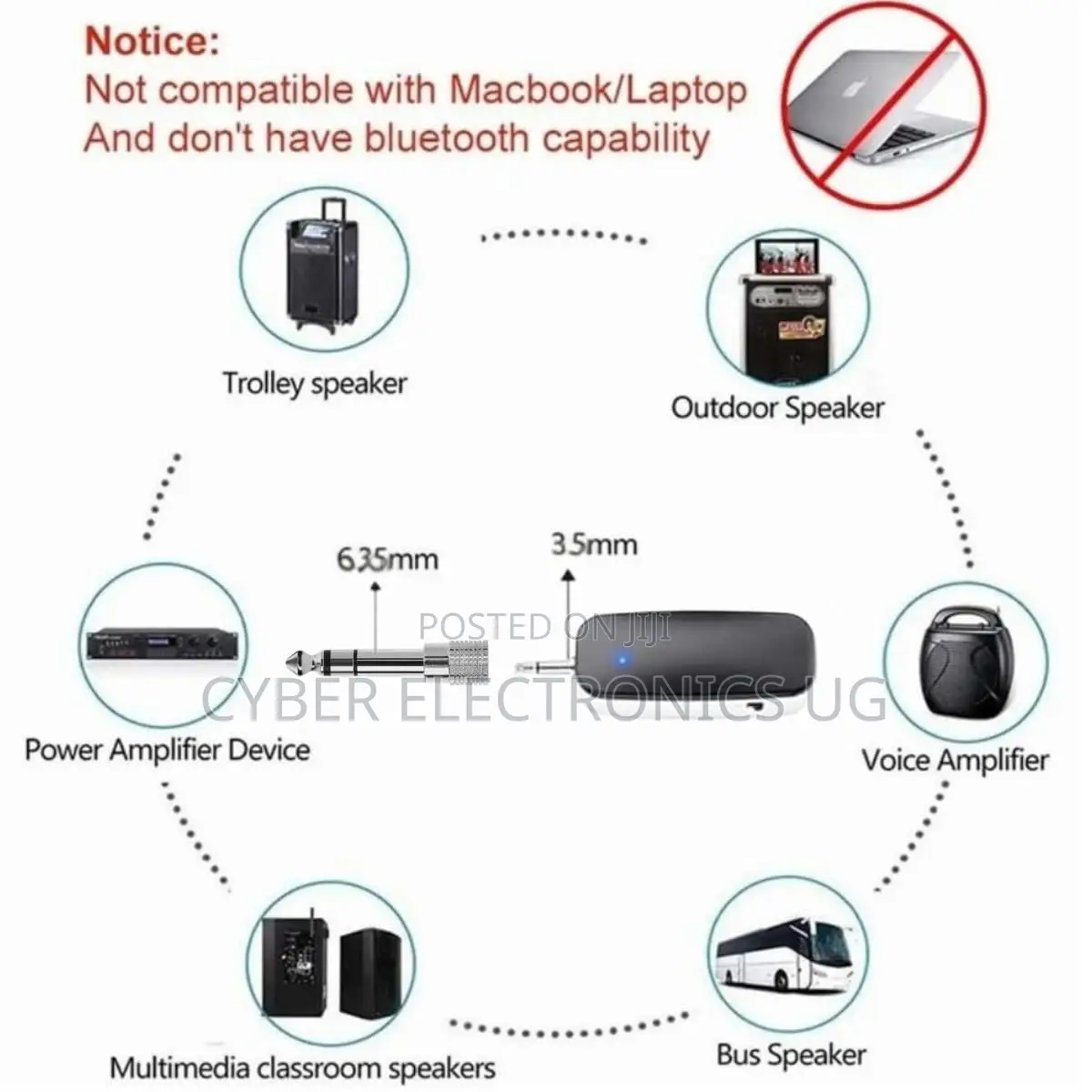 Wireless Headset Mic Microphone System Ideal for Speakers Amplifier