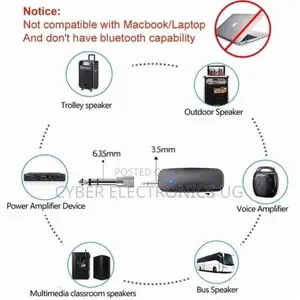 Wireless Headset Mic Microphone System Ideal for Speakers Amplifier