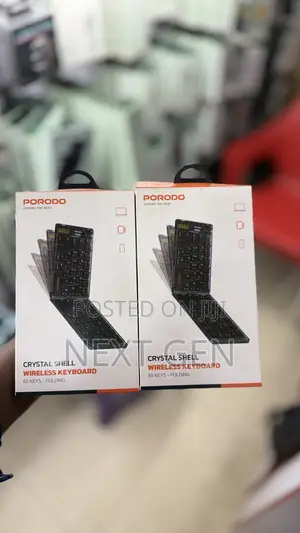 Porodo Crystal Shell Wireless Keyboard