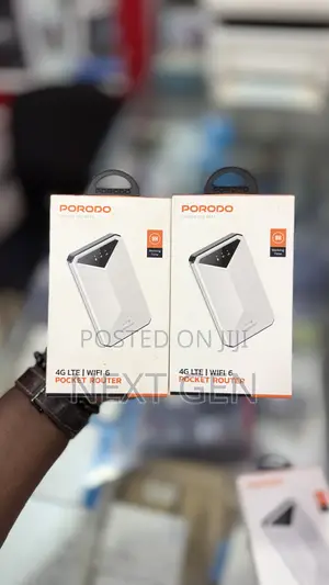 Porodo 4g Lte Mobile Router Amp; Wifi White