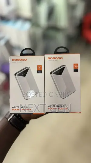 Porodo 4g Lte Mobile Router Amp; Wifi White