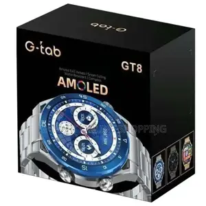G-Tab Gt8 Smart Watch - Amoled Display