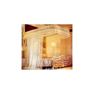2 Rails Stand Mosquito Net - Cream