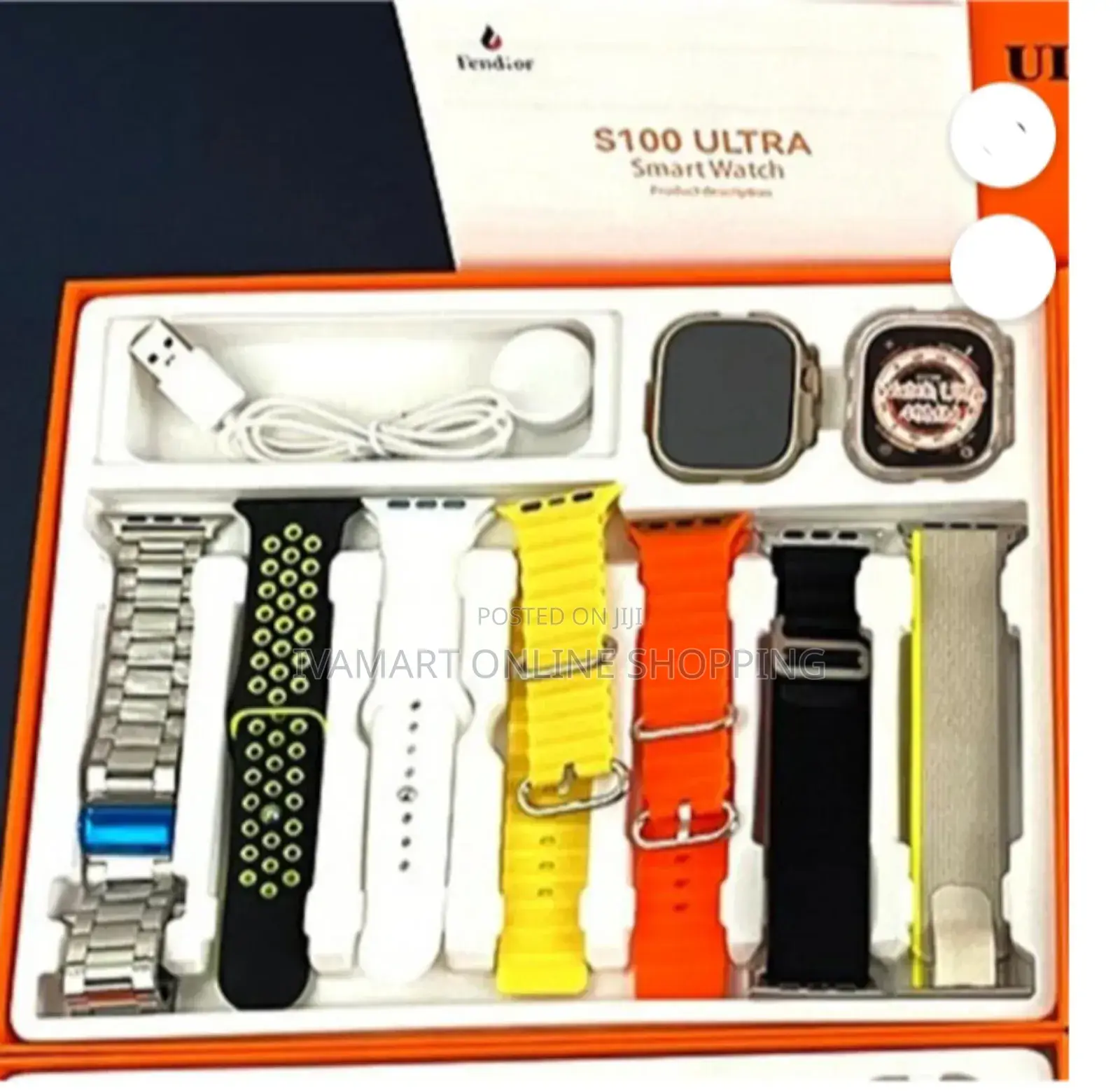 Ultra 9 Smart Watch - 7 Bands in 1