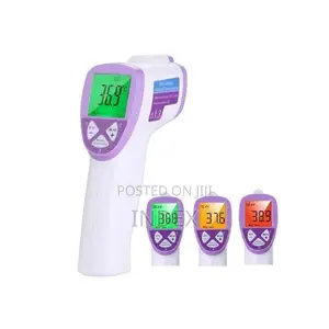 Thermometer Temperature Gun Medical Infrared - White, Purple