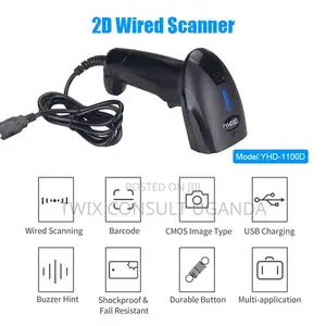 Yhd-1100d 2d Wired Barcode Scanner