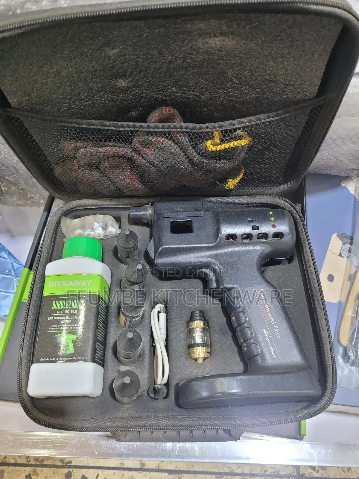 Smoke Bubble Gun