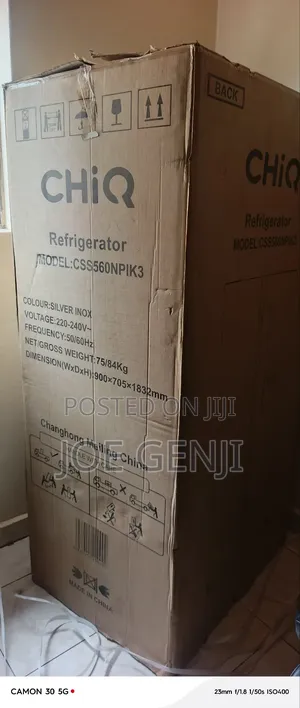 560 Litres Side by Side Fridge