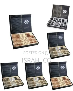 24-Piece Set Mirror Polished Stainless Steel