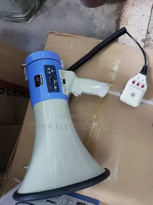 Portable Handheld Megaphone With Siren – Powerful Pa Speaker
