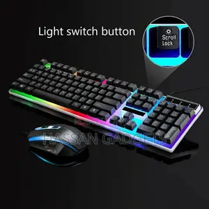 Gaming Keyboard and Mouse Wired Gaming Usb Wired Gtx300 Combo
