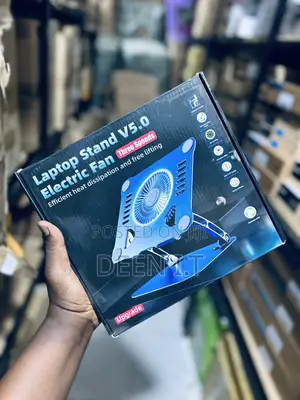 Laptop Stand With an Electric Fan
