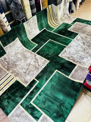 Forest Green and Gold Carpet
