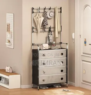 Multifunctional Furniture Piece 3-in-1 Entryway Organizer