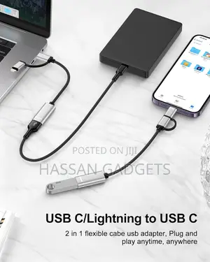Usb to Usb C Otg Adapter Cable