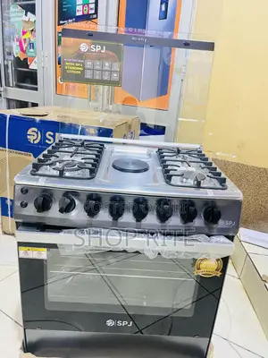 SPJ 4 Gas 1electric Black Metal 80/60cm Orginal Cooker