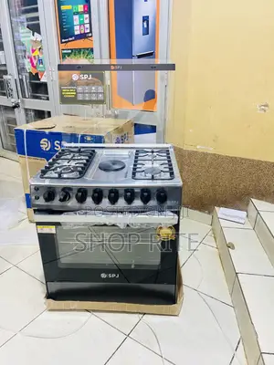 SPJ Cooker 4 Gas 1 Electric 80/60 Cm Brand New