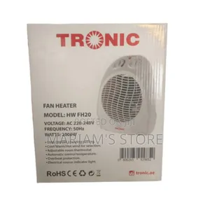 Tronic Fan Heater With Cool Hot Warm Wind for Selection Over Heat -