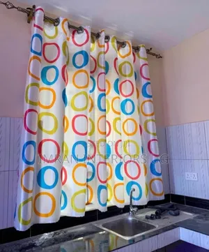 Elegant Kitchen Curtains in All Designs and Colours Plus Plain